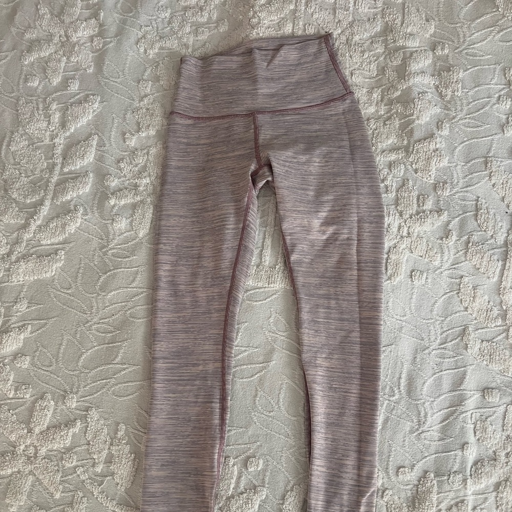 Purple High-Waisted Leggings